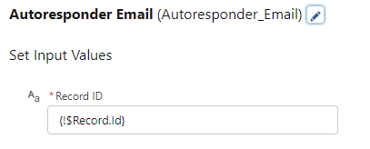 Email Alert in flows with example of record Id for autoresponder